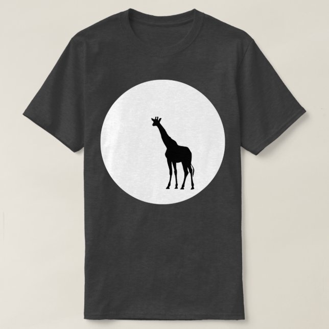 Camiseta Giraffe Moon Fine Giraffe Giraffes 1 (Frente do Design)