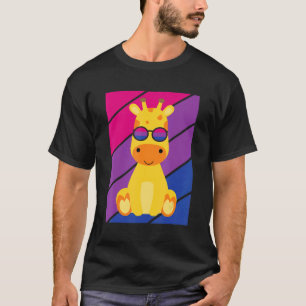 Camiseta Giraffe Orde Bandeira Bissexual LGBTQ Orgulho Orgu