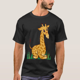 Camiseta Giraffe Safari Savannah Africa Cute Giraffe Long N