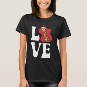 Camiseta Giraffe Safari Zoo Animal Love Giraffe