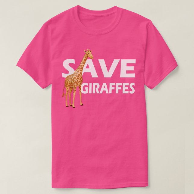 Camiseta Giraffe Save Girafas 1 (Frente do Design)