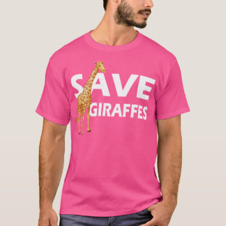 Camiseta Giraffe Save Girafas 1