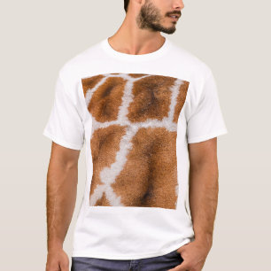 Camiseta Giraffe Skin: Textura Realista Animal