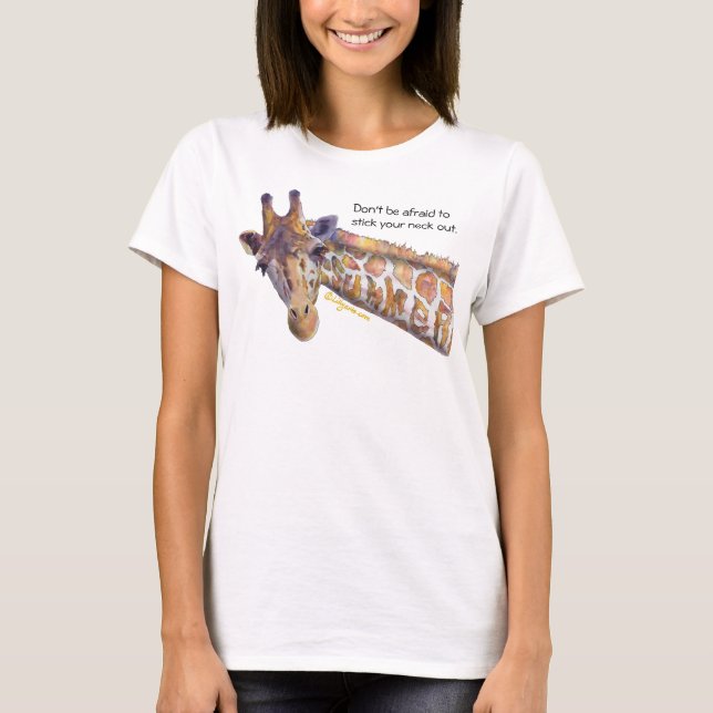Camiseta Giraffe Summer Custom T Shirt (Frente)