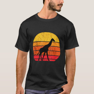 Camiseta Giraffe Sunset Wilset life Safari - Animais Africa