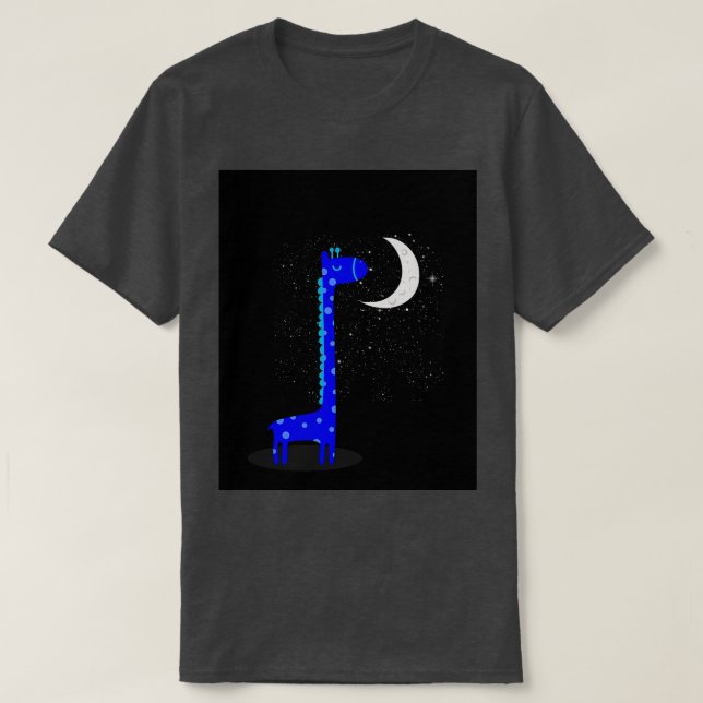 Camiseta Giraffe talking to the Moon Fantasy Sweet dreams K (Frente do Design)