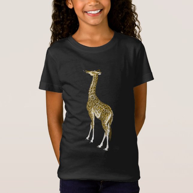 Camiseta Giraffe Toddlers Ruffle (Frente)