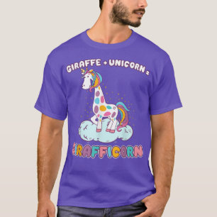 Camiseta Giraffe + Unicorn = Girafficorn