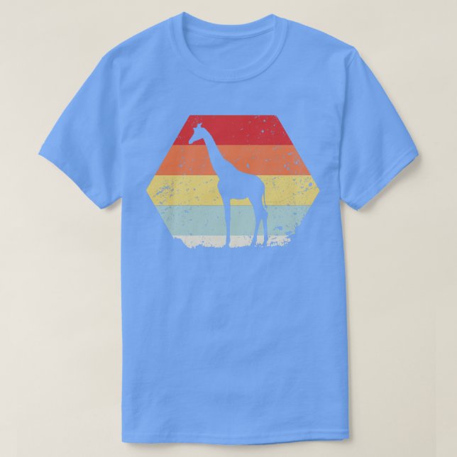 Camiseta Giraffe Vintage 1 (Frente do Design)