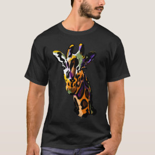 Camiseta Giraffe Watercolor Painting T-Shirts