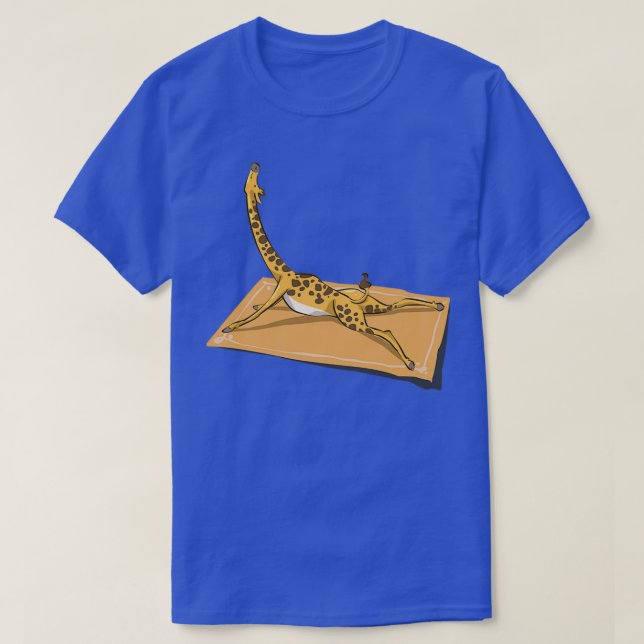 Camiseta Giraffe Yoga Yoga Meditation Gift (Frente do Design)