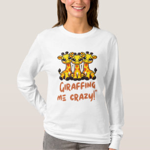 Camiseta Giraffic Jam Cute Girafas Cartoon Design