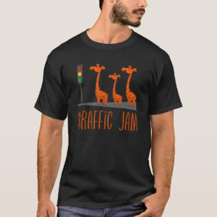 Camiseta Giraffico Gato Cute Girafas Tráfego Safari Pun