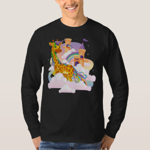 Camiseta Girafficorn Cute Animal Rainbow Fairytaln Unicorn