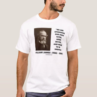 Camiseta Girando Nossos Próprios Destinos Boa Ou Mau James