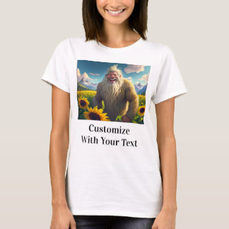 Camiseta Girassóis Bigfoot