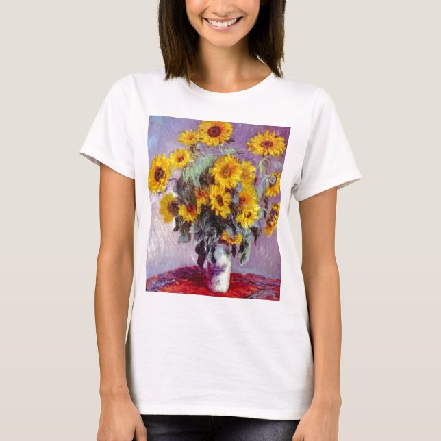 Camiseta Girassóis de Monet (Frente)