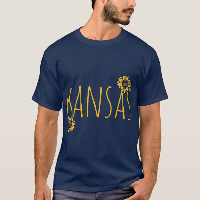 Camiseta Girassóis do Kansas 1 (Frente)