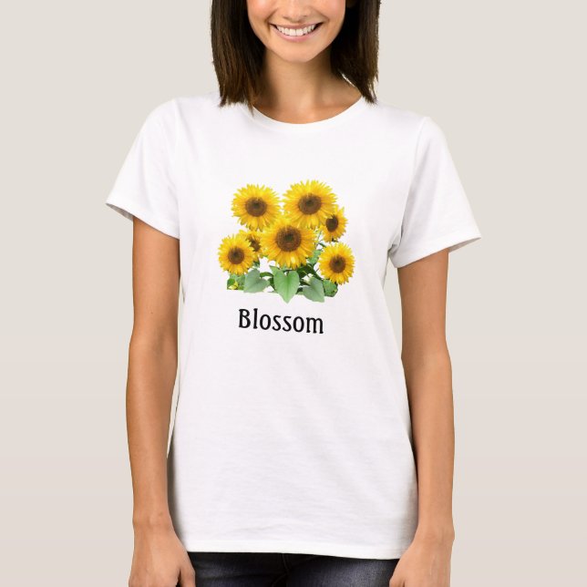 Camiseta Girassóis em Flor (Frente)
