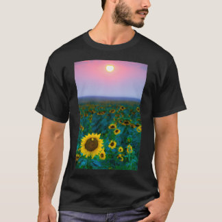 Camiseta Girassóis Em Risco De Sol