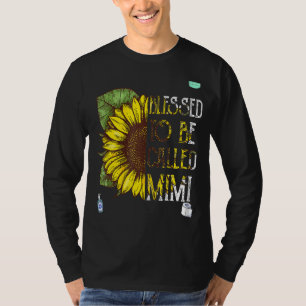 Camiseta Girassóis Gráficos Abençoados Sejam Chamados Mãe E