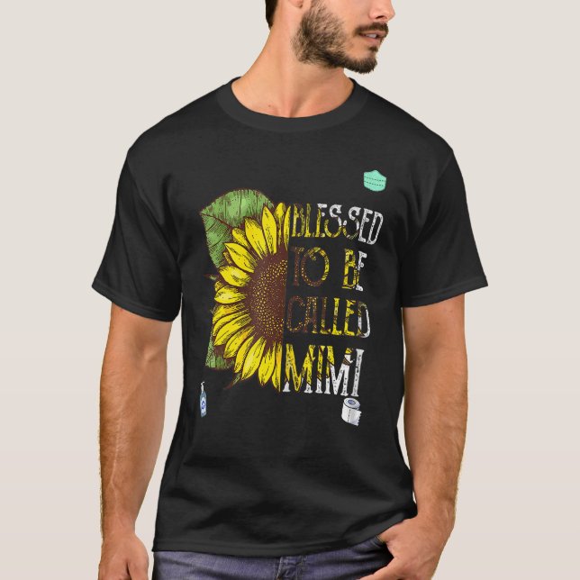 Camiseta Girassóis Gráficos Abençoados Sejam Chamados Mãe E (Frente)