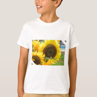 Camiseta Girassóis na flor