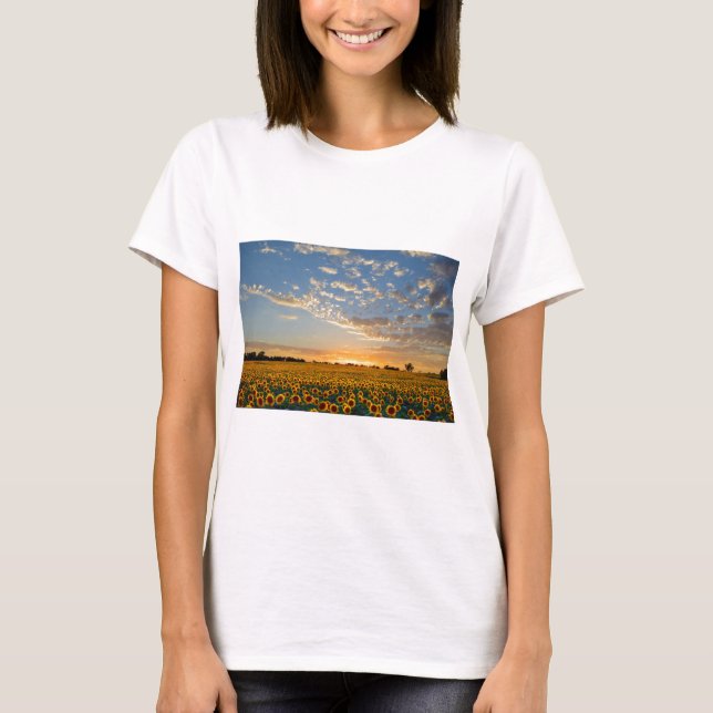 Camiseta Girassóis no Sunset (Frente)