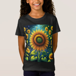 Camiseta Girassóis surreais