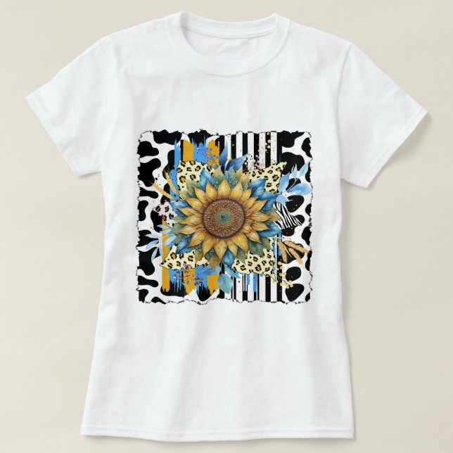 Camiseta Girassol (Frente do Design)