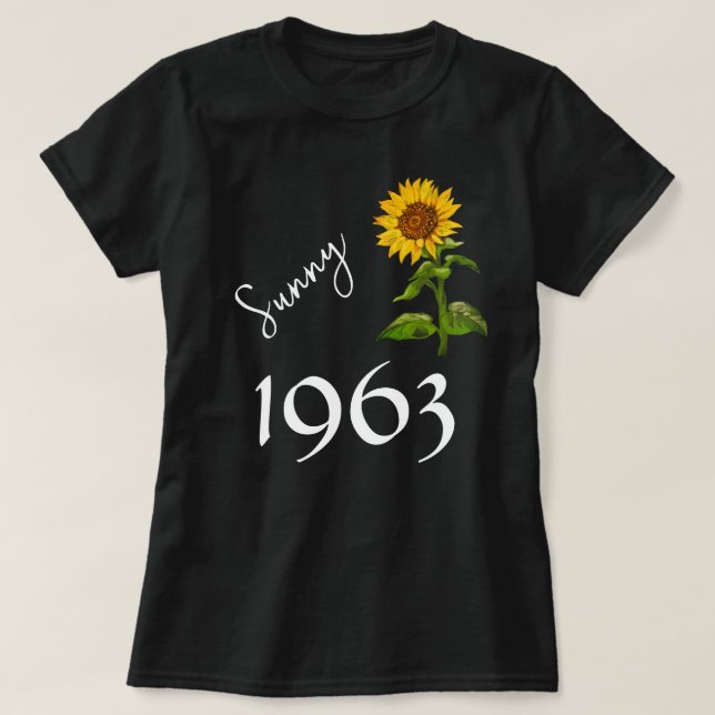Camiseta Girassol 1963 (Frente do Design)