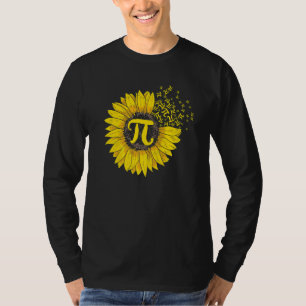 Camiseta Girassol 3 14 Símbolo do Número Pi 100º dia de Esc