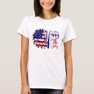 Camiseta Girassol 4 de julho