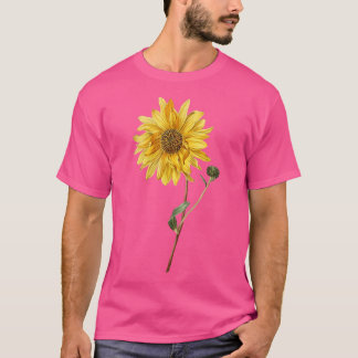 Camiseta Girassol Amarelo e Bud