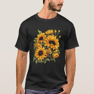 Camiseta Girassol Amarelo Foco Courinho Fêgo Sol Flor Po