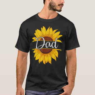Camiseta Girassol Amarelo Vintage de Verão