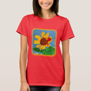 Camiseta Girassol "Arte por Crianças"