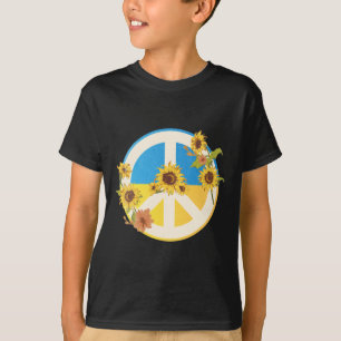 Camiseta Girassol Bandeira Ucraniana Eu Apoio a Ucrânia Ucr
