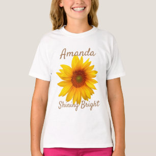 Camiseta Girassol Brilhante