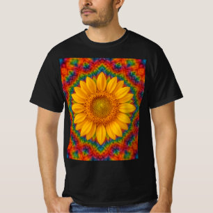 Camiseta Girassol Caleidoscópio