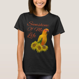 Camiseta Girassol da luz do sol do papagaio de Sun Conure
