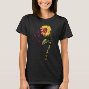 Camiseta Girassol de Conscientização de Aneurisma Cerebral