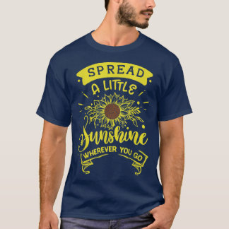 Camiseta Girassol de girassol flor de girassol garotas assu