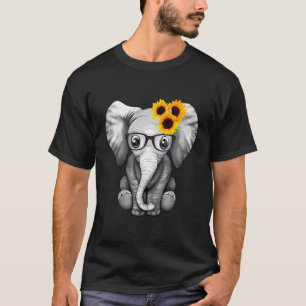 Camiseta Girassol-de-giro-elefante