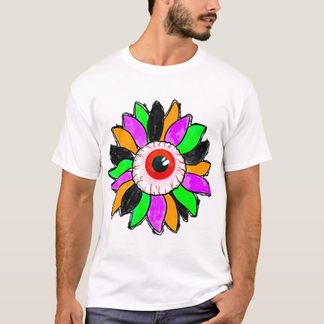 Camiseta Girassol de Halloween (Frente)