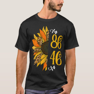 Camiseta Girassol de pêssego 86VNeck
