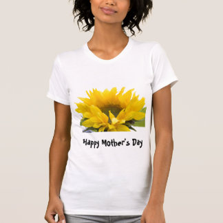 Camiseta Girassol - Dia de as mães feliz