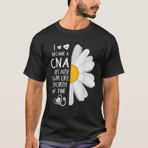 Camiseta Girassol Eu Tornei-Me Um Cna Porque A Sua Vida É Ú