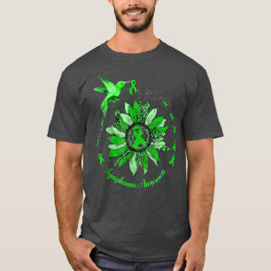 Camiseta Girassol Gengibre Fita Verde Linfoma Warrio