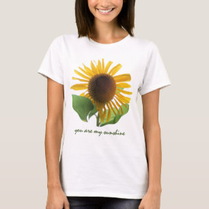 Camiseta Girassol gigante; você é meu Sunshine!